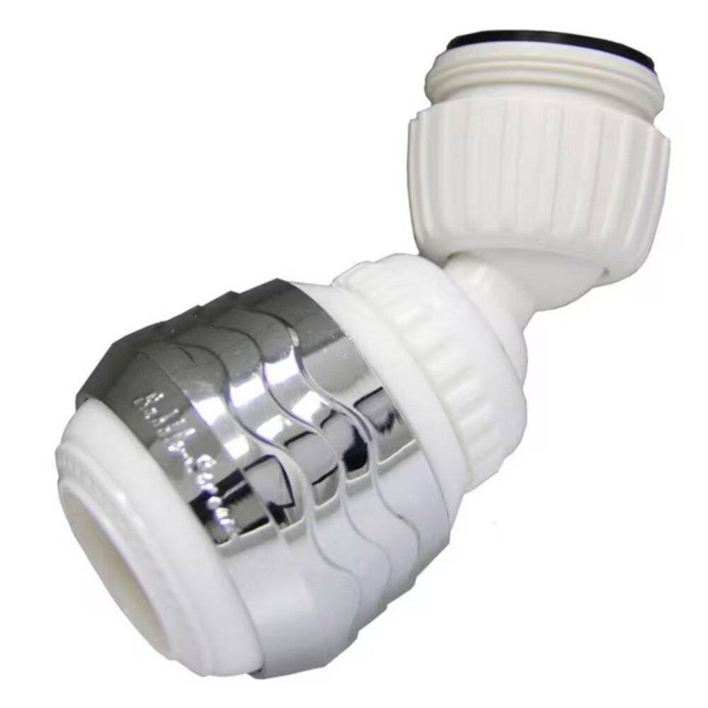 Bubble Stream 2.2gpm Dual Thread Double Swivel Spray Aerator NEW